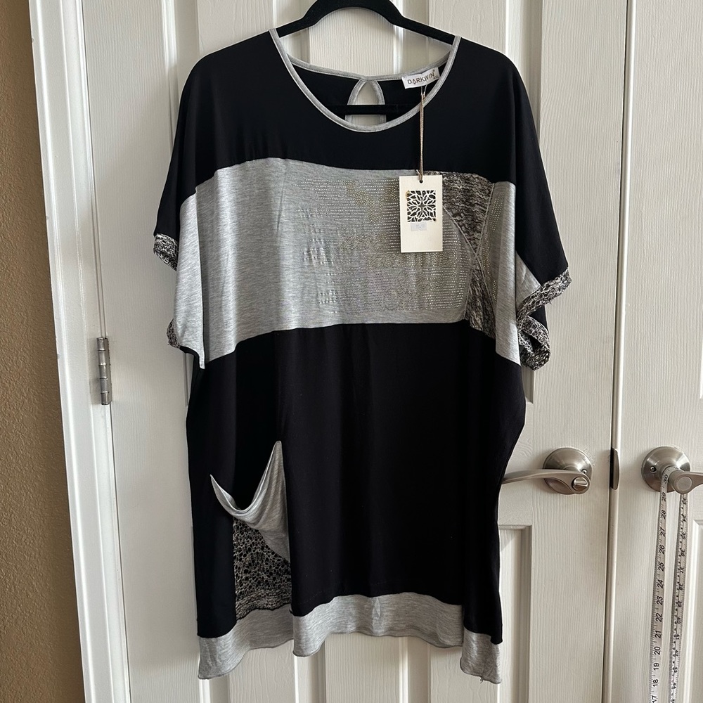 DARKWIN Tunic Lagenlook Oversized NWT Size 4XL